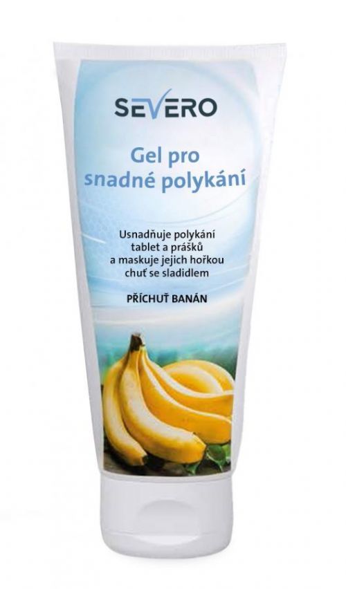 Severo gel pro snadné polykání, banán 150ml