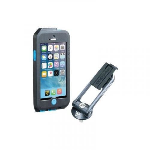 Pouzdro TOPEAK Weatherproof RideCase pro iPhone 5 + SE černá/modrá