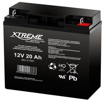 XTREME Nabíjecí gelová baterie 12V 20Ah