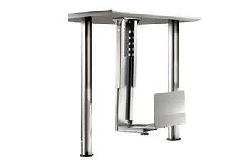 Držák PC pod desku stolu, stříbrný, 30kg