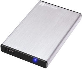 CONNECT IT externí box LITE pro HDD 2,5" SATA, USB 3.0 stříbrný