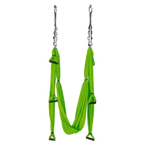 inSPORTline Hemmok zelená s držáky a lany