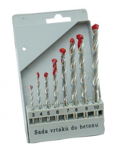 Levior Sada 5ks vrtáků zdivo 4-10mm PVC