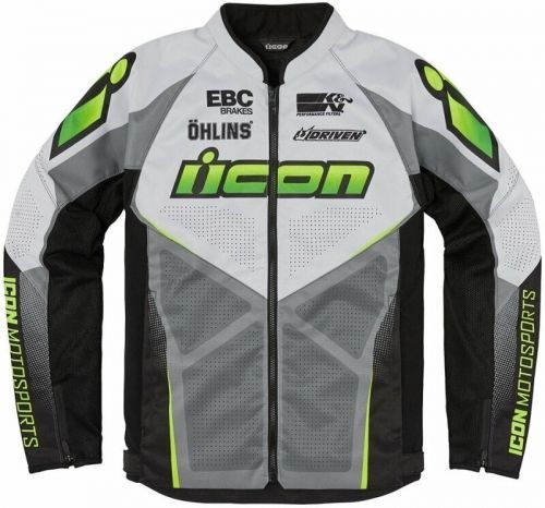ICON - Motorcycle Gear Hooligan Ultrabolt™ Jacket Hi-Viz 2XL Textilní bunda