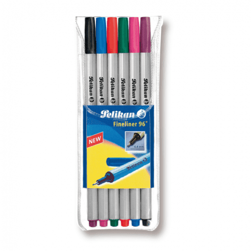 Pelikan fineliner 96, 0,4mm (6ks/bli)