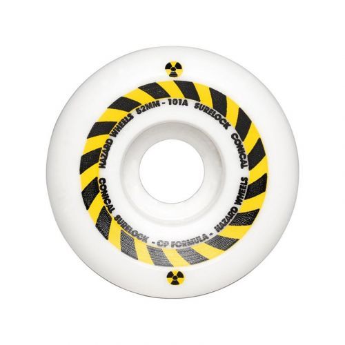kolečka MADNESS - Hazard Sign Cp - Conical Surelock White (WHITE)