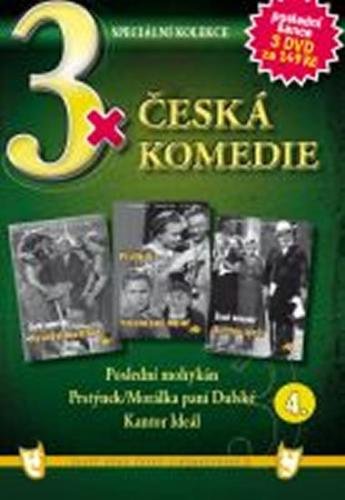 3x DVD - Česká komedie  4. - neuveden