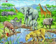 Puzzle MAXI - Africká savana/65 dílků - neuveden