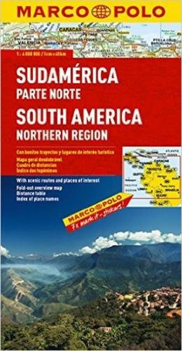 Jižní Amerika - sever/mapa - neuveden