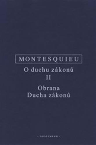 O duchu zákonů II. - Montesquieu Charles