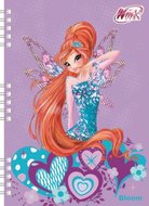 Winx club - Zápisník A5 s efektem 3D a vazbou Twin Wire - neuveden