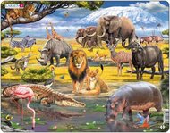 Puzzle MAXI - Zvířata africké savany/43 dílků - neuveden