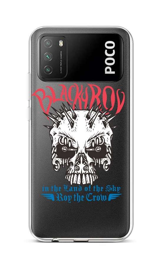 Kryt TopQ Xiaomi Poco M3 silikon Black Roy 60615