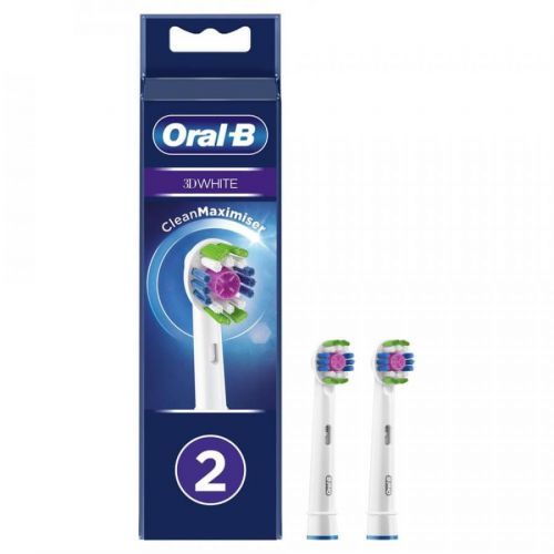 Oral-B 3D White kartáčková hlava s technologií CleanMaximiser, balení 2 ks