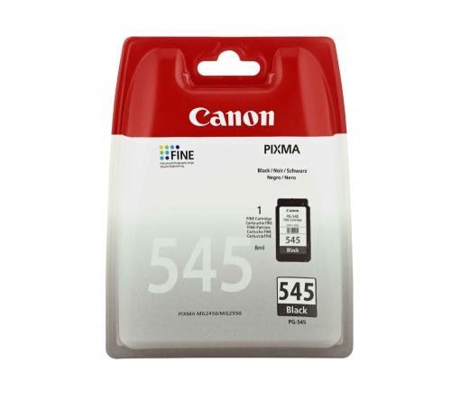 Canon originální ink PG-545, black, 180str., 8287B004, blistr, Canon Pixma MG2450, 2550, 3550