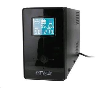 UPS Energenie-Gembird Line-Interactive,650VA,2xIEC,1xSchuko 230V OUT,LCD