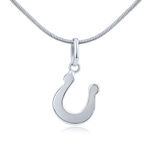 Stříbrný přívěsek podkova