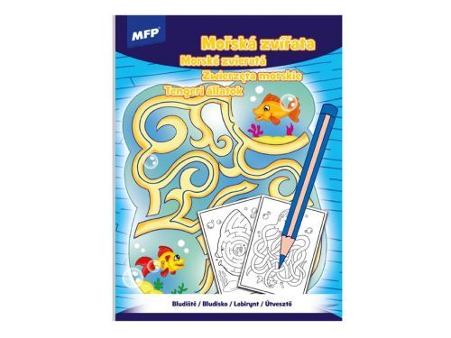 MFP 5301082 Omalovánky - Bludiště Mořská zvířata 210x276mm/32s