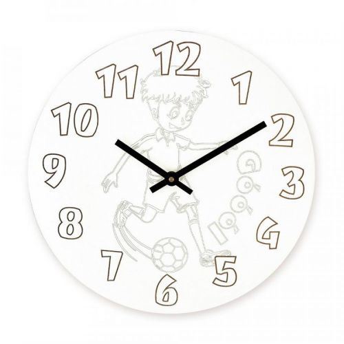 Originální dřevěné nástěnné hodiny Ongre s dětskými motivy k DIY vybarvení. Voskovky jsou součástí balení. Pro vybarvení jsou také vhodné temperové barvy nebo lihové fixy (nejsou s Nástěnné hodiny Ongre