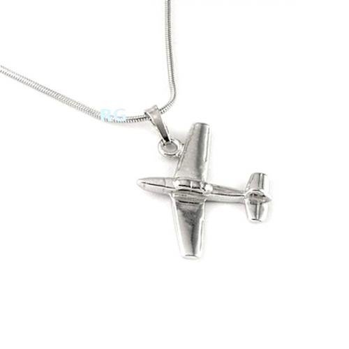 Stříbrný přívěsek letadlo