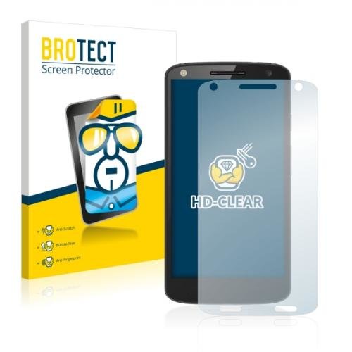 2x BROTECTHD-Clear Screen Protector Motorola Moto X Force