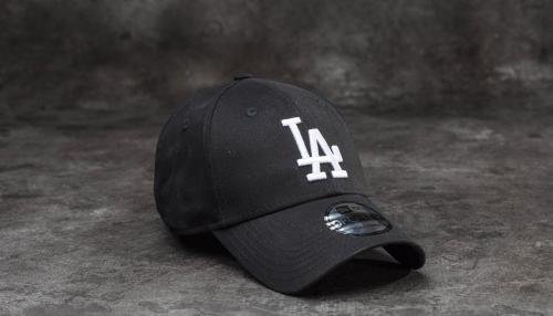 New Era 9Forty Adjustable Essential Los Angeles Dodgers Cap Black/ White Univerzální velikost