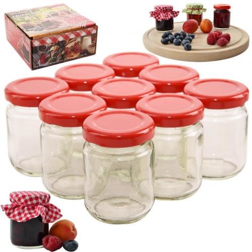 Orion Sklenice zavař+víčko0,06l 9ks