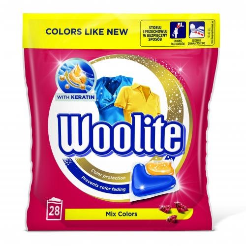Woolite Mix Colors kapsle, 28 praní 28 ks