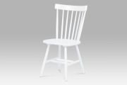Levná jídelní židle šedá látka ekokůže, kov dub, CT-391 GREY2 Autronic