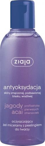 Ziaja Acai Berry micelární pleťový gelový peeling 200 ml