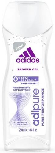 Adidas Adipure sprchový gel bez mýdlových složek a barviv pro ženy 250 ml