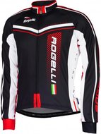 Cyklistický dres Rogelli GARA MOSTRO s dlouhým rukávem, červený XL