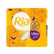 Ria Ultratenké hygienické vložky s extra savým jádrem Ultra Silk Super Plus 16 ks Duopack