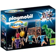 Playmobil 9006 Bojovníci Alien s pastí na T-Rexe