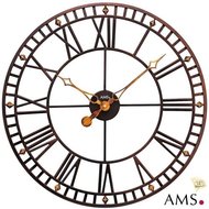 Designové nástěnné hodiny kulaté velké AMS 9537