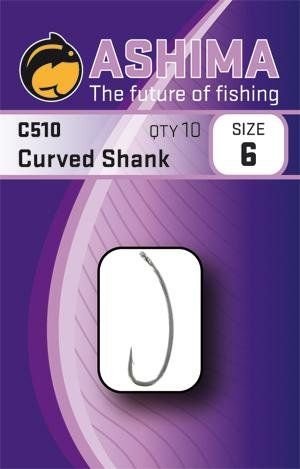 Ashima Háčky  C510 Curved Shank  (10ks) 10