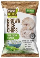Rice Up celozrnné rýžové chipsy - smetana a cibule