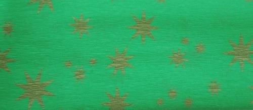 Koh-i-noor Krepový papír - hvězda zeleno-zlatá - 9755/75 - 200 x 50 cm