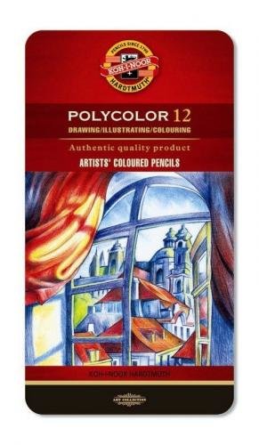 Souprava uměleckých pastelek Koh-i-noor POLYCOLOR - 3822 - 12 barev