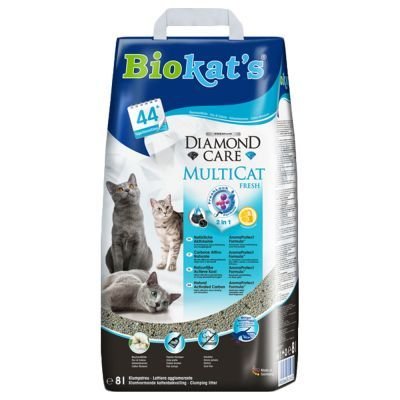 Biokat's DIAMOND CARE MultiCat Fresh - Výhodné balení 3 x 8 l