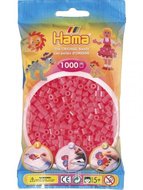 HAMA H207-35 MIDI zažehlovací korálky neonové červené - 1000 ks