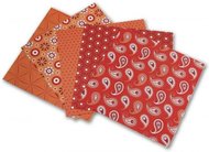 Folia 462/1010 - Origami papír Basics 80 g/m2 - 10 x 10 cm, 50 archů - červený