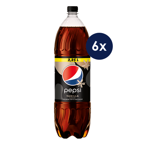 Pepsi Vanilka 2,25 l - 6 ks/balení