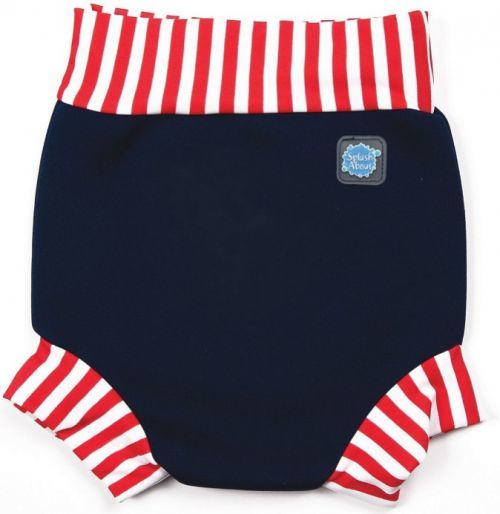 Splash About Happy Nappy Navy/Red Stripe S