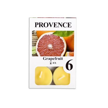 Provence SVÍČKA ČAJOVÁ GREPFRUIT, 6KS