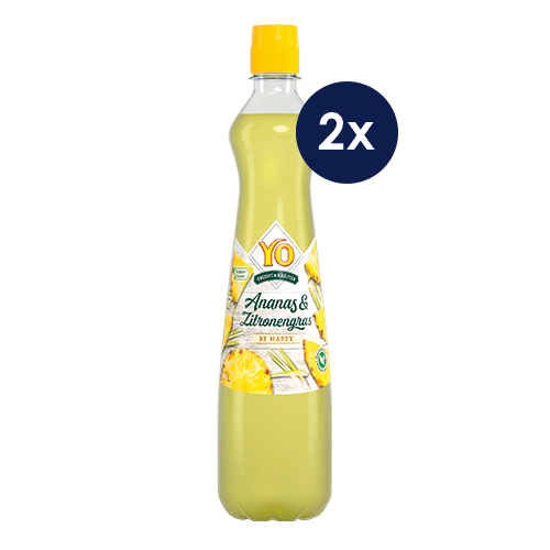 YO - ananas & citronová tráva 0,7l - 2 ks/balení