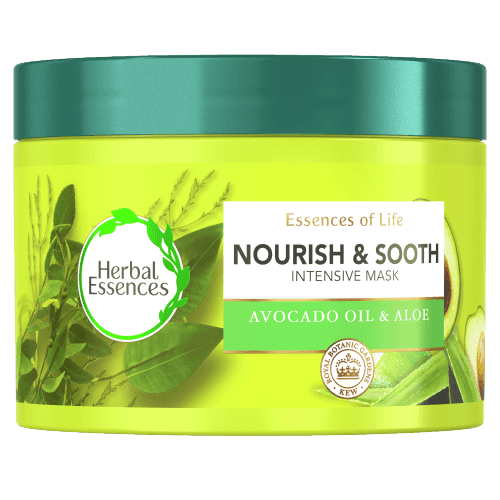Herbal Essences Vyživující maska na vlasy s avokádovým olejem pro suché vlasy 450ml