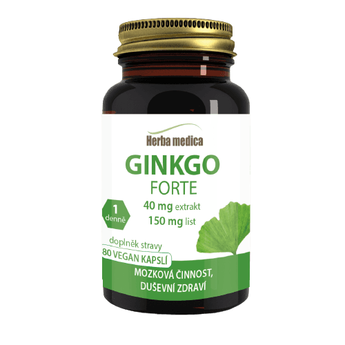 Herba medica Ginkgo Biloba Forte 250mg, 80 kapslí - pamět