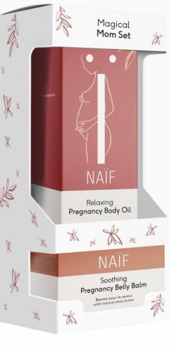 Naïf Set pečujících produktů pro těhotné 2ks