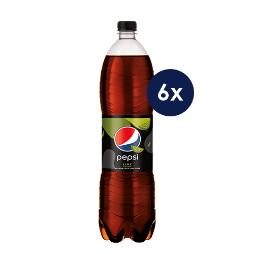 Pepsi Lime 1,5 l - 6 ks/balení
